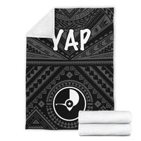 Yap Premium Blanket - Yap Seal With Polynesian Tattoo Style - Polynesian Pride