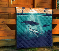 Sea Sunset Premium Quilt - Polynesian Pride