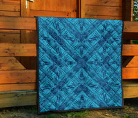 Polynesian Premium Quilt Blue - Polynesian Pride