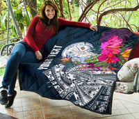 Marshall Island Custom Personalised Premium Quilt - Summer Vibes - Polynesian Pride