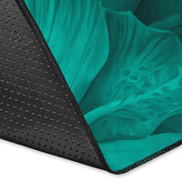 Hawaii Turtle Hibiscus Map Polynesian Area Rug AH - Polynesian Pride