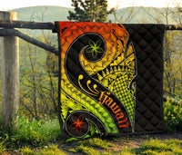 Hawaii Premium Quilt - Hawaii Polynesian Decorative Patterns - Polynesian Pride