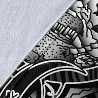 Polynesian Hawaii (Kanaka Maoli) Premium Blanket - White Turtle Homeland - Polynesian Pride