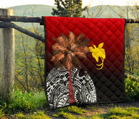 Papua New Guinea Premium Quilt - Polynesian Palm Tree - Polynesian Pride