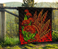 Polynesian Hawaii Premium Quilt - Ohia Lehua - Polynesian Pride