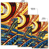 New Caledonia Area Rug - Dolphin Surfing - Polynesian Pride