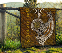 American Samoa Premium Quilt - Polynesian Boar Tusk - Polynesian Pride