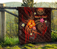 Federated States of Micronesia Polynesian Personalised Premium Quilt - Legend of FSM (Red) - Polynesian Pride