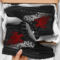 Polynesian Hawaii Boots (All - Season) - Polynesian Turtle (Red) - Polynesian Pride