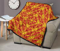 Polynesian Premium Quilt Orange - Polynesian Pride