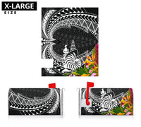 New Caledonia Mailbox Cover - Tropical Flowers Style - Polynesian Pride