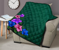 Only Hibiscus Premium Quilt - Polynesian Pride