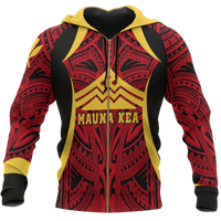 Hawaii Zip up Hoodie Protect Mauna Kea - Polynesian Pride