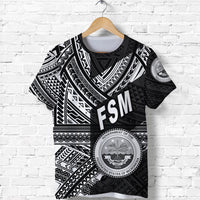 Federated States of Micronesia T Shirt FSM Original Style Black LT8 - Polynesian Pride