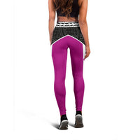 Guam Active 4th Leggings A16 - Polynesian Pride