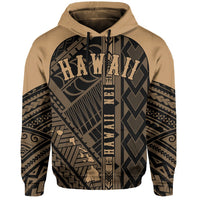 Hawaii Nei Hoodie Polynesian Gold - Polynesian Pride