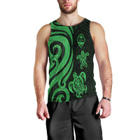 Guam Men's Tank Top - Green Tentacle Turtle - Polynesian Pride