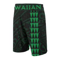 Hawaii Polynesian Warrior Board Shorts Green V.2 - Polynesian Pride