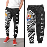 Tahiti Rising Sweatpants (White) A16 Unisex White - Polynesian Pride