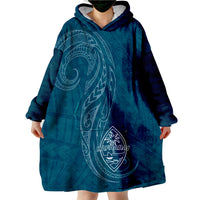 Guam Hafa Adai Pattern Style Wearable Blanket Hoodie LT9 - Polynesian Pride
