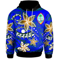 Guam Hoodie Spring Style Unisex Blue - Polynesian Pride