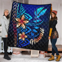 Hawaii Premium Quilt - Vintage Tribal Mountain - Polynesian Pride