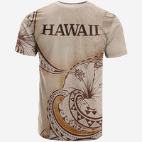 Hawaii T Shirt Hibiscus Flowers Vintage Style - Polynesian Pride