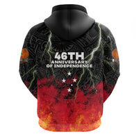 Papua New Guinea Zip Hoodie Independence Day Special Style LT16 - Polynesian Pride