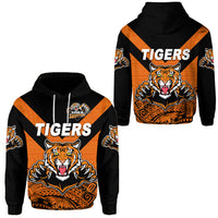 Papua New Guinea Lae Snax Tigers Hoodie Rugby Original Style Orange LT8 Unisex Orange - Polynesian Pride