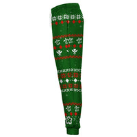 Hawaiian Santa Claus Mele Kalikimaka Joggers - Aviv Style - Green - AH - Polynesian Pride