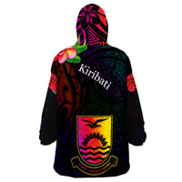 Kiribati Tropical Hippie Style Wearable Blanket Hoodie LT9 - Polynesian Pride