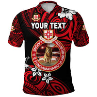 Custom Kolisi Tonga Polo Shirt Mate Maa Tonga Unique Vibes Lion - Polynesian Pride