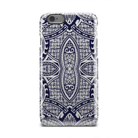 Polynesian Tough Case Blue And White iPhone 6 - Polynesian Pride