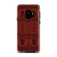 Polynesian Tough Case Red Samsung Galaxy S9 - Polynesian Pride