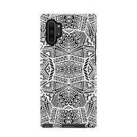 Polynesian Tough Case White And Black Samsung Galaxy Note 10 Plus - Polynesian Pride