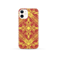 Polynesian Phone Case Orange iPhone 12 - Polynesian Pride