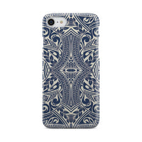 Polynesian Phone Case Blue iPhone 8 - Polynesian Pride