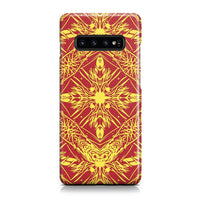 Polynesian Phone Case Orange Samsung Galaxy S10 - Polynesian Pride