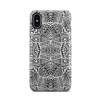 Polynesian Tough Case White And Black iPhone Xs - Polynesian Pride