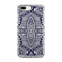 Polynesian Tough Case Blue And White iPhone 7 Plus - Polynesian Pride