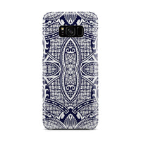 Polynesian Phone Case Blue And White Samsung Galaxy S8 Plus - Polynesian Pride