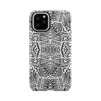 Polynesian Tough Case White And Black iPhone 11 Pro - Polynesian Pride