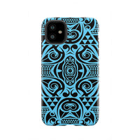 Polynesian Tough Case Grown Blue White iPhone 11 - Polynesian Pride