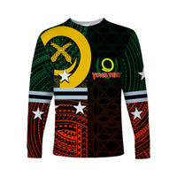 (Custom Personalised) Penama Day Long Sleeve Shirt Polynesian Patterns Mix Sand Drawing LT6 Unisex Red - Polynesian Pride