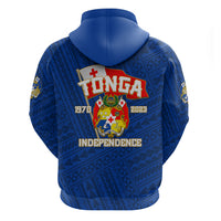 Tonga Independence Hoodie 2023 Blue Style LT6 - Polynesian Pride
