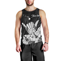 (Custom Personalised) Hawaii Shaka Sign Men Tank Top Black Version LT9 - Polynesian Pride