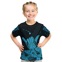 Hawaii Shaka Sign Kid T Shirt Blue Version LT9 Youth XL Size14 - Polynesian Pride
