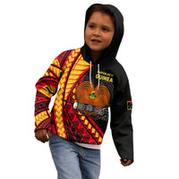 Papua New Guinea Kid Hoodie The Greater Bird of Paradise LT9 - Polynesian Pride