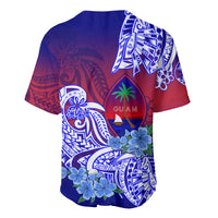 Guam Baseball Jersey Polynesian Floral Tribal LT9 - Polynesian Pride