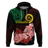 Vanuatu Hoodie Polynesian Floral Tribal LT9 - Polynesian Pride